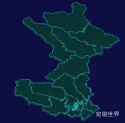 threejs北京市怀柔区地图3d地图效果